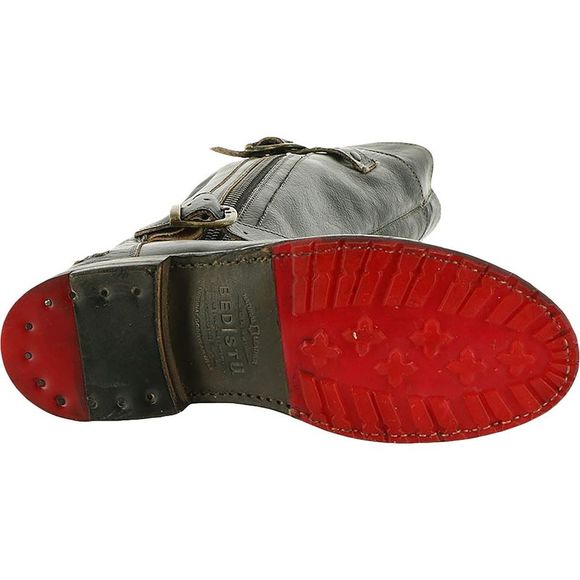 Bed Stu Womens Gogo  Black Leather Buckle Zipper Mid-Calf Boots Shoes NWT - Picture 2 of 5